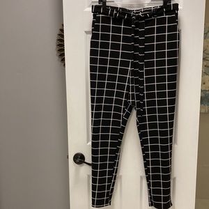 Shein curve plaid pants size 1XL